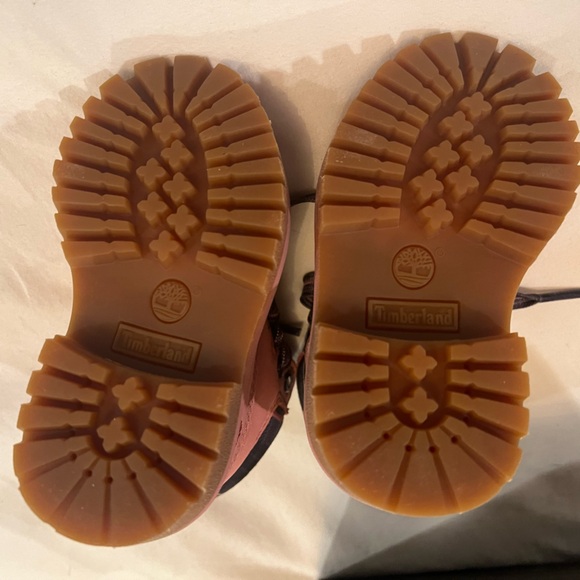 Timberland Premium 6” Toddler Boot Med Pink Nubuck - Picture 2 of 5